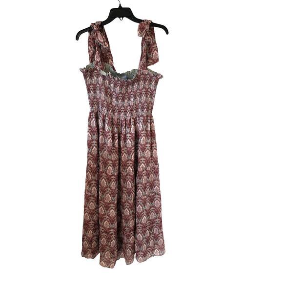 Hill House Ellie Ribbon Tie Strap Nap Dress Sage Pinecone Plus Size XXL NEW - Picture 2 of 5